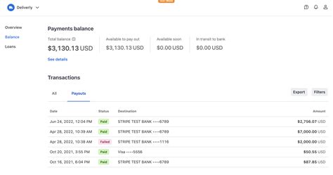 cash out satrip|How to initiate an Instant Payout : Stripe: Help & Support.